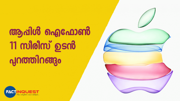 മൂന്ന് സ്മാർട്ട്‌ഫോണുകൾ വിപണിയിലെത്തിക്കുന്ന പാരമ്പര്യം ഈ വർഷവും ആപ്പിൾ തുടരും. ഒ‌എൽ‌ഇഡി സ്ക്രീനുളോട് കൂടിയ ഐഫോൺ 11 പ്രോ, ഐഫോൺ 11 പ്രോ മാക്സ്, കുറഞ്ഞ വിലയിൽ ലഭ്യമാകുന്ന എൽസിഡി സ്ക്രീനോട് കൂടിയ ഐഫോൺ 11 എന്നിവയാണ് പുറത്തിറങ്ങുന്ന പുതിയ സീരീസിലുള്ളത്.