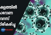 corona virus confirmed in Kerala
