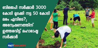 Maharashtra to probe BJP's '50 crore saplings' 