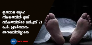 21 death with in three years in thrithala snehanilayam