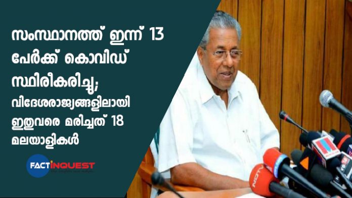 CM Pinarayi Vijayan Press Meet on Covid 19