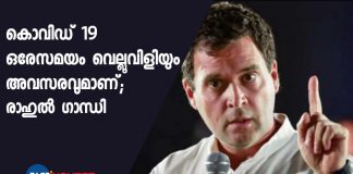 Coronavirus pandemic a challenge, but also an opportunity: Rahul Gandhi