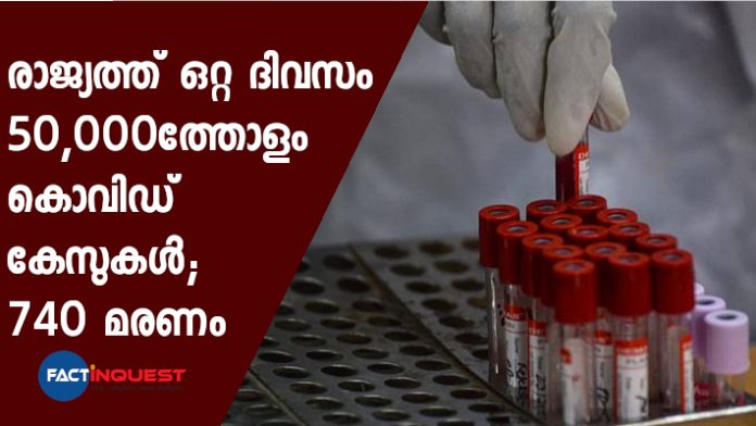 With the highest single-day spike of 49,310 cases, India's COVID-19 tally reaches 12,87,945