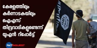 Significant numbers’ of ISIS terrorists in Kerala, Karnataka, says UN reports