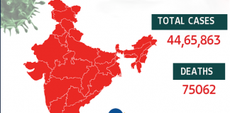 covid cases in india cross 44 lakh