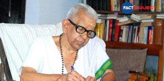 Akkitham Achuthan Namboothiri passed away
