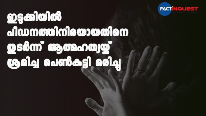 Rape survivor tries to commit suicide in Idukki died