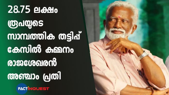 Money fraud case against Kummanam Rajasekharan