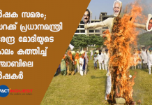 On Dussehra, Modi effigies burnt in Punjab to register protest against farm laws