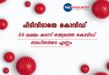 പിടിവിടാതെ കൊവിഡ്; 66 ലക്ഷം കടന്ന് രാജ്യത്തെ കൊവിഡ് ബാധിതരുടെ എണ്ണം india covid updates today