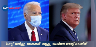 Wear A Mask. Wash Your Hands. Vote Out Donald Trump- Joe Biden