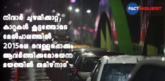 Cars Parked On Chennai Flyover Ahead Of Cyclone To Avoid 2015 Repeat
