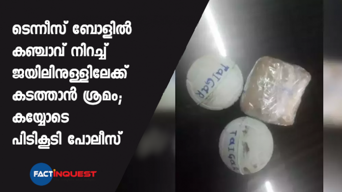attempts of the drug-filled ball inside Maharashtra jail