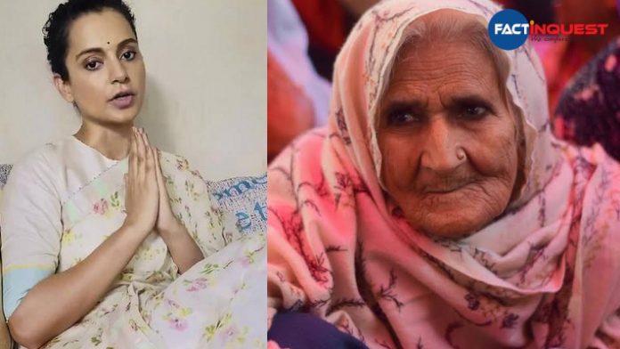 Kangana Ranaut gets legal notice over ‘misidentifying’ Shaheen Bagh activist Bilkis Bano