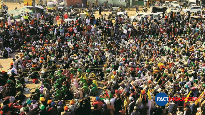 farmers protest in 22 days