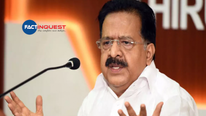 Ramesh Chennithala against the governor