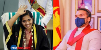 Namal Rajapaksa congratulate TVM new mayor Arya Rajendran
