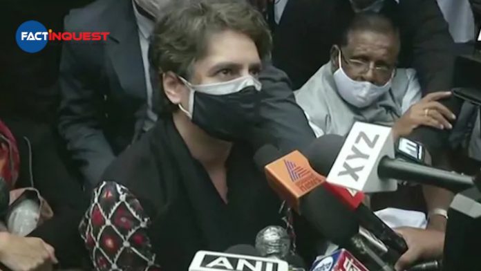 Priyanka Gandhi detained during protest, Rahul Gandhi meets President, says farmers won't stop the protest 