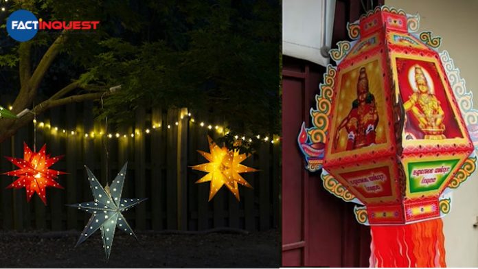social media posts asking to hang makaranakshatram instead of Christmas star