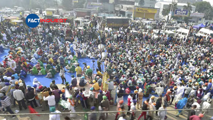 farmers protest in 24 days