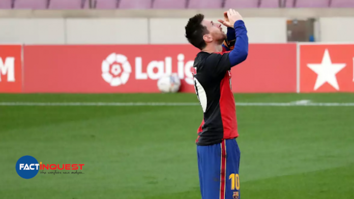 lionel Messi fined 600 euros for a tribute to Maradona