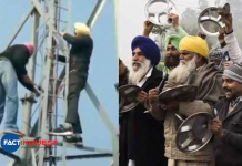 farmers climb the mobile tower
