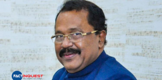 P S Sreedharan Pillai on church row
