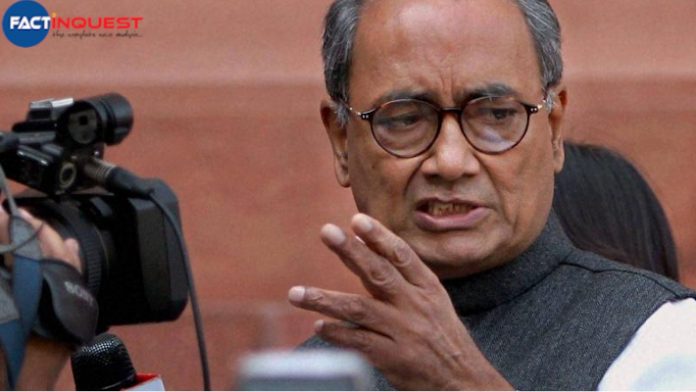 Congress leader Digvijaya Singh sends Rs 1,11,111 cheque to PM Modi for Ram temple