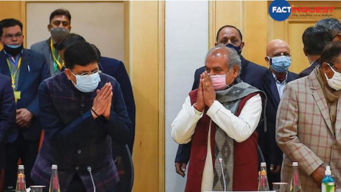 Union minister's 11th round of talks with protesting farmer unions failed