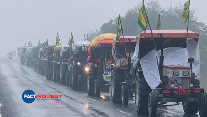 farmers protest; farmers tractor rally in Delhi