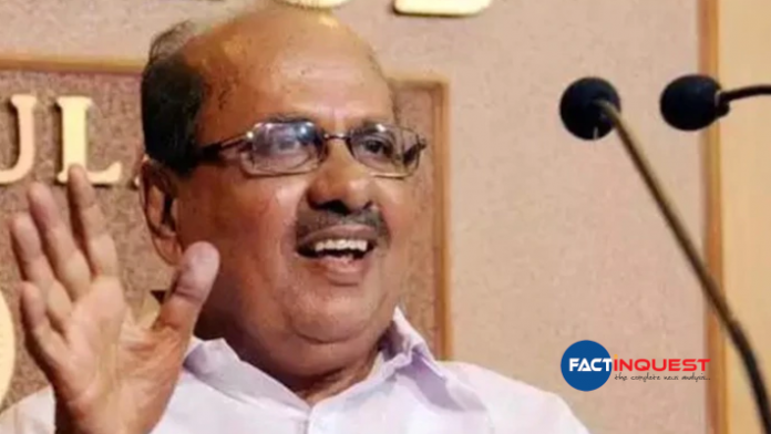 former minister of Kerala kk Ramachandran master passed away