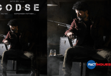 sathyadev movie Godse first look poster released
