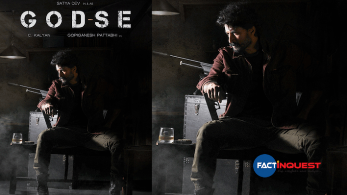 sathyadev movie Godse first look poster released