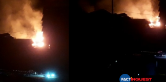 fire in Edayar industrial area