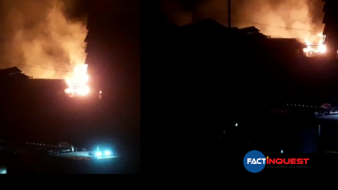 fire in Edayar industrial area