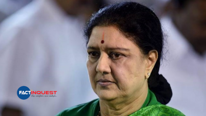 v k sasikala in hospital