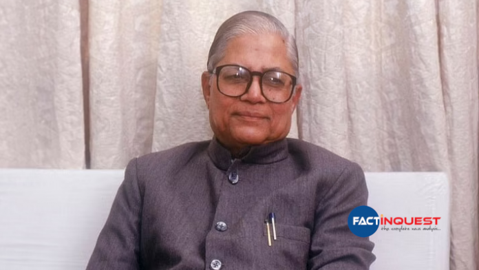 former Gujarat chief minister Madhav Singh Solanki passed away