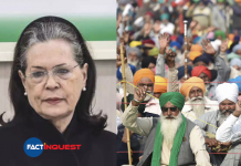 congress into farmers protest