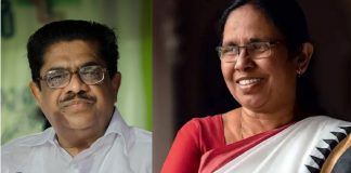 VM Sudheeran praises health minister kk Shailaja