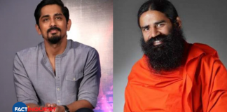 actor sidharth mocks baba ramdev