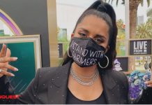 YouTuber Lilly Singh wears ‘I Stand With Farmers’ mask at 63rd Grammy Awards