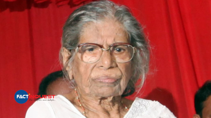 k r gouri amma, hospitalized